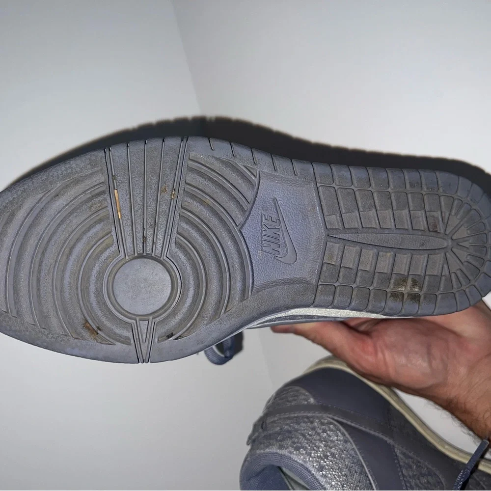 Nike Women's High-Top Wedge Athletic Shoes in Slate Gray